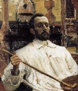 Ilia Efimovich Repin Cardoff Siji portrait oil on canvas